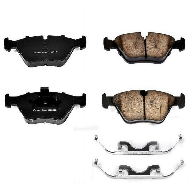 GOPARTS Replacement for 19972000 BMW 528i Front Disc Brake Pad and