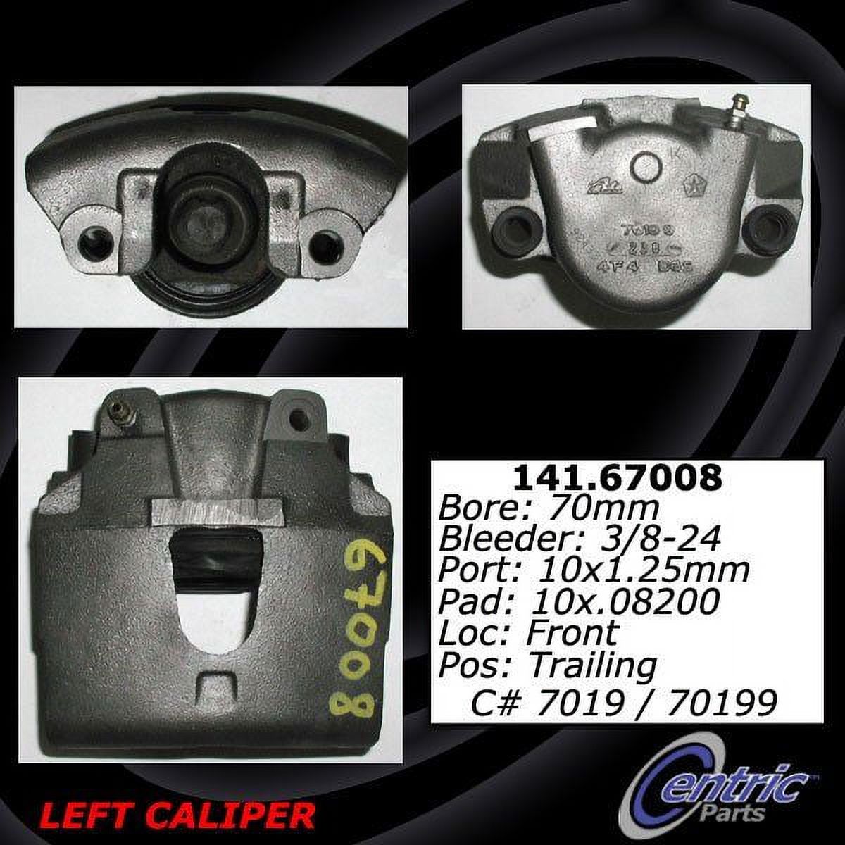GOPARTS Replacement for 20002002 Dodge Durango Front Left Disc Brake