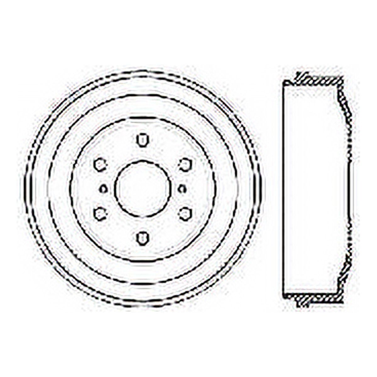 GOPARTS Replacement for 20092013 GMC Sierra 1500 Rear Brake Drum