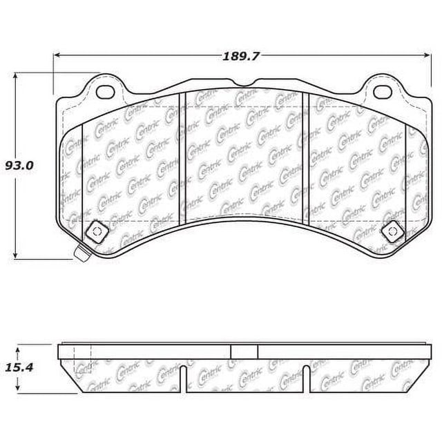 GOPARTS Replacement for 20162019 Cadillac ATS Front Disc Brake Pad