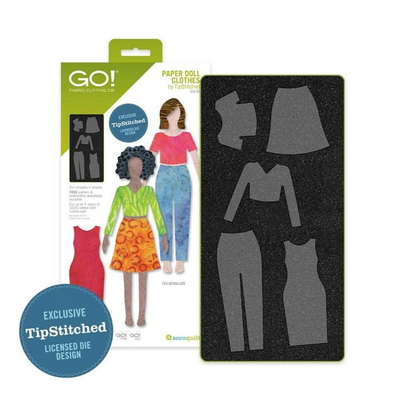 Accuquilt GO! Paper Doll Clothes Die by TipStitched