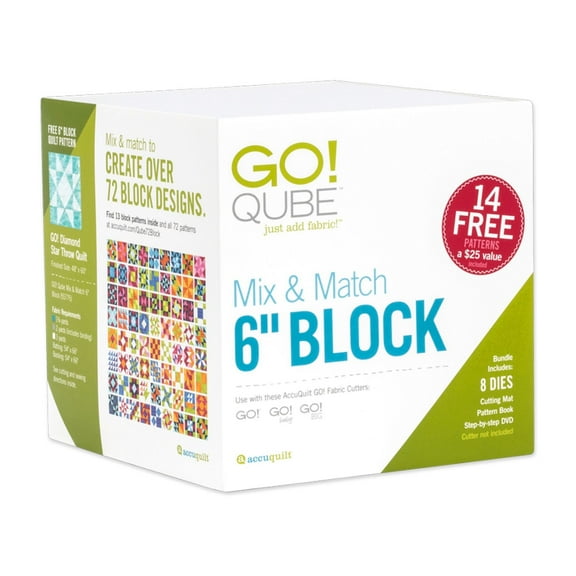 Accuquilt GO! Qube Mix & Match 6" Block