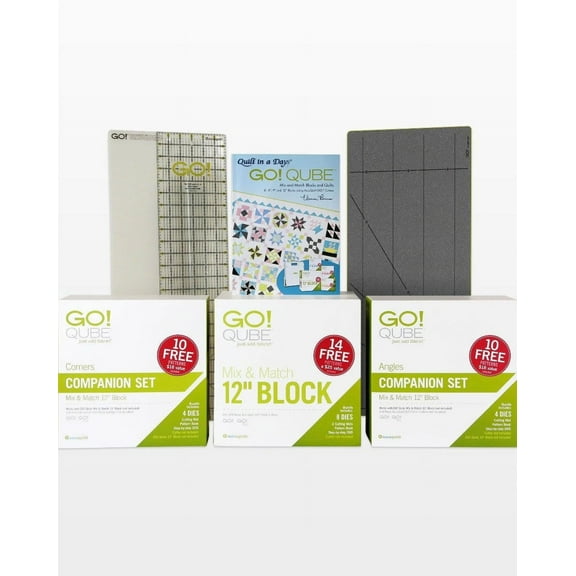 Accuquilt GO! Qubed 12" Complete Die Bundle