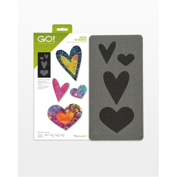 Accuquilt GO! Queen of Hearts Die