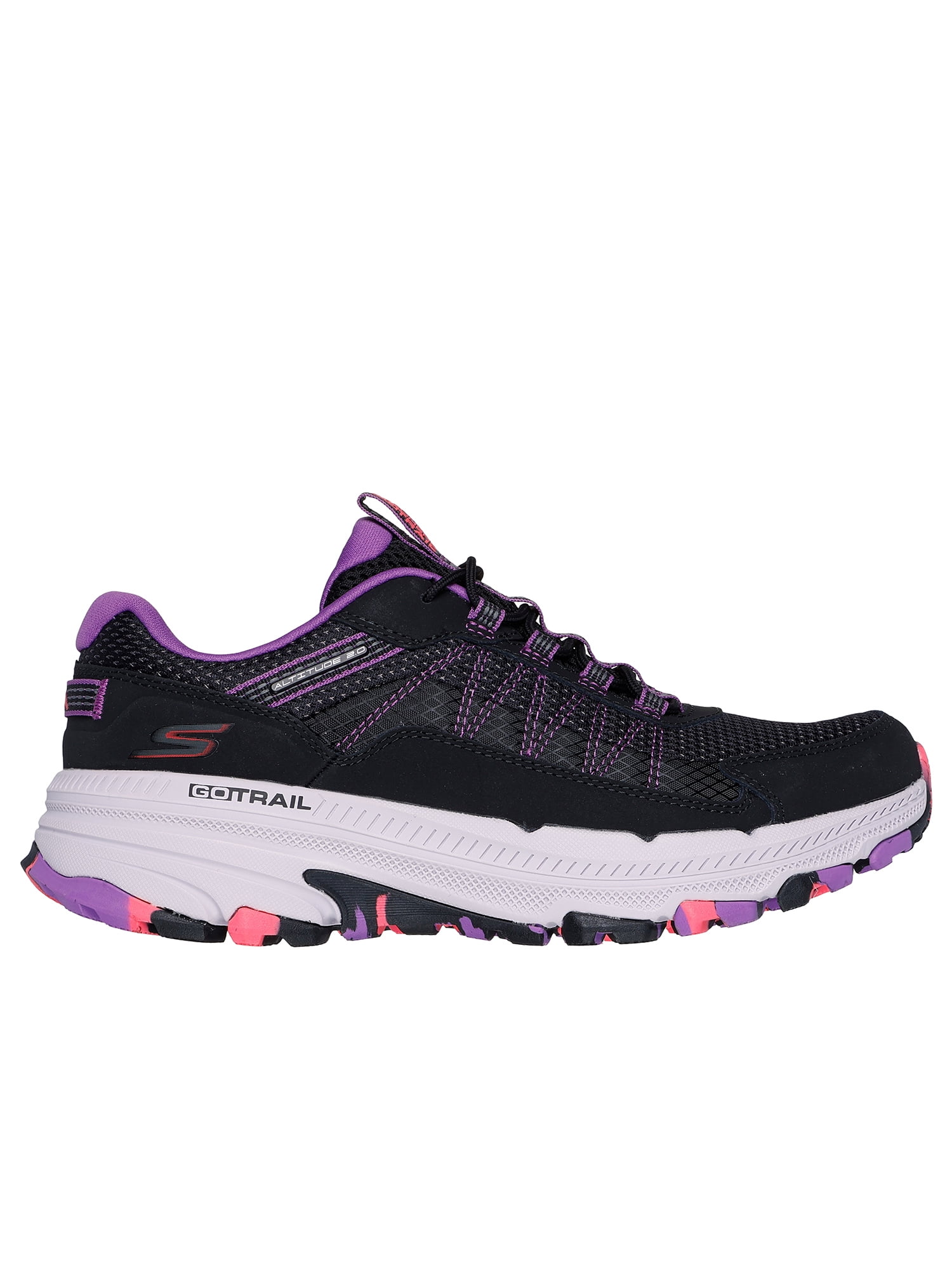 Women s Skechers Relaxed Fit Empire Game On Walking Shoe Black Charcoal 6 M Walmart
