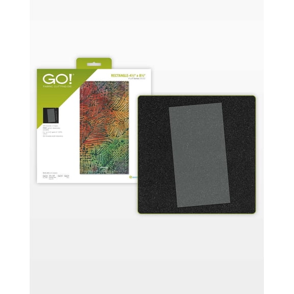 Accuquilt GO! Rectangle-4 1/2" x 8 1/2" (4" x 8" Finished) Die