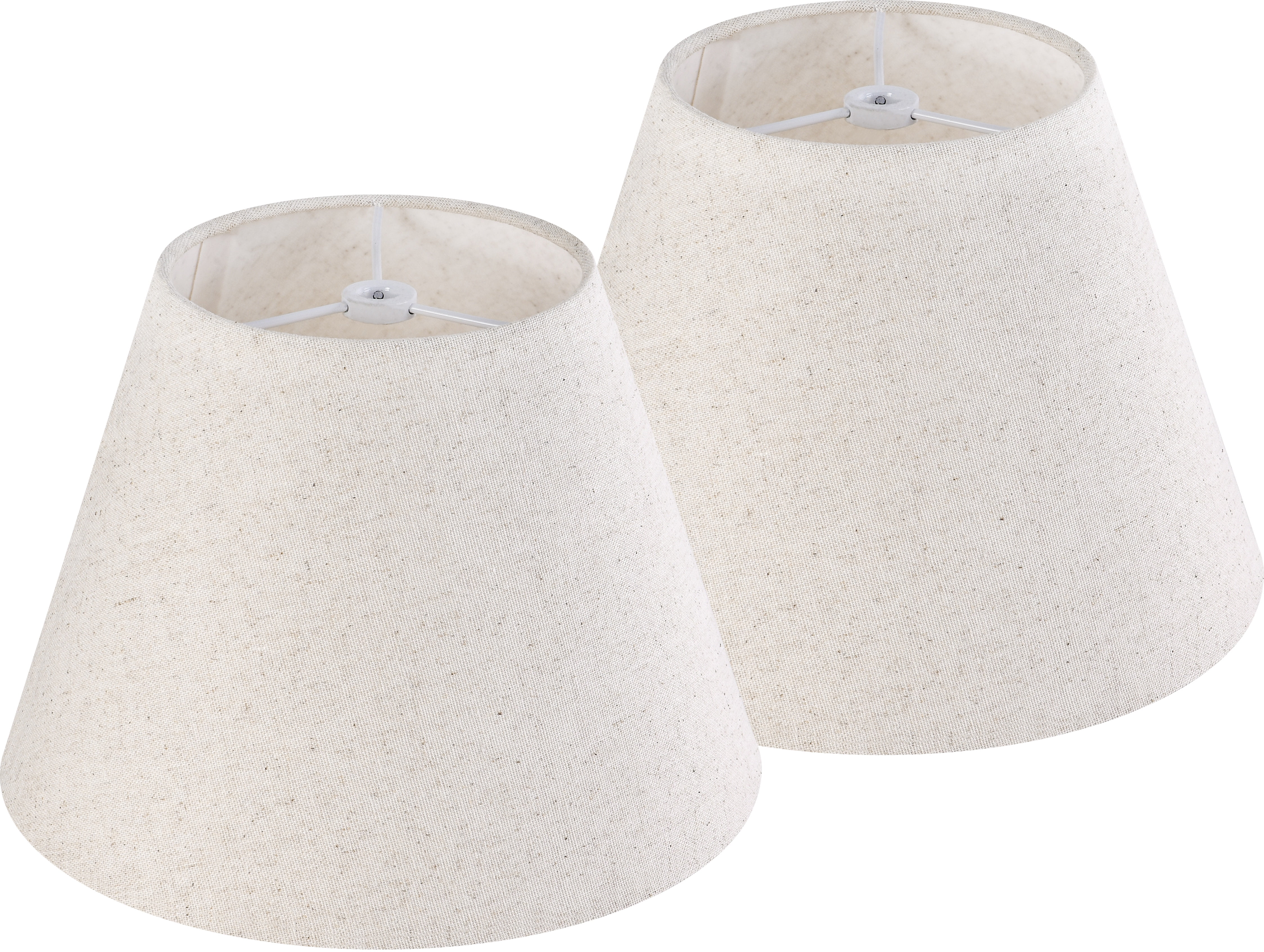GO&SO Cone Lamp Shades, Beige (2 Pack)