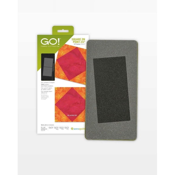 AccuQuilt GO! Square on Point Die-Cut Die
