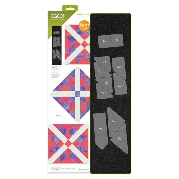 Accuquilt GO! Star & Cross-10" Finished Die