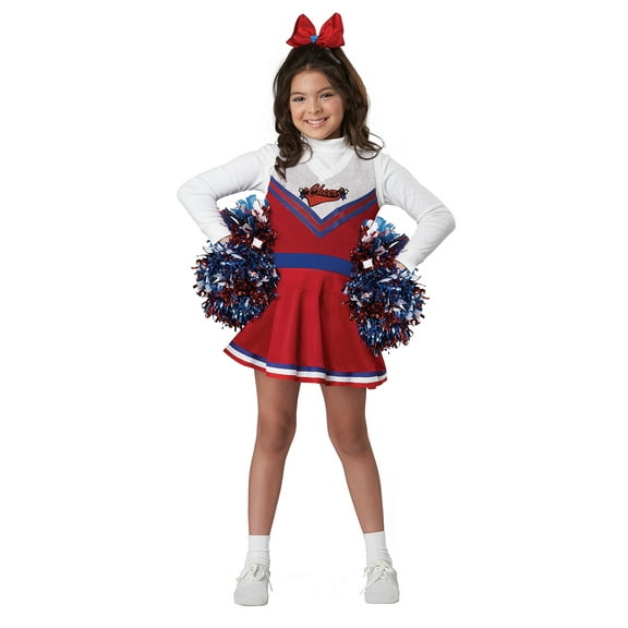GO TEAM!!! CHEERLEADER CHILD COSTUME
