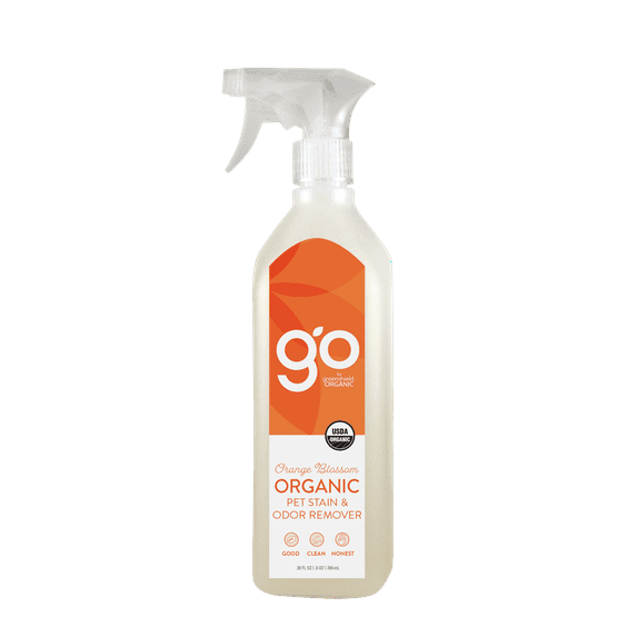 GO by greenshield organic Pet Stain Odor Remover, Orange Scent, 26 Fluid Ounce