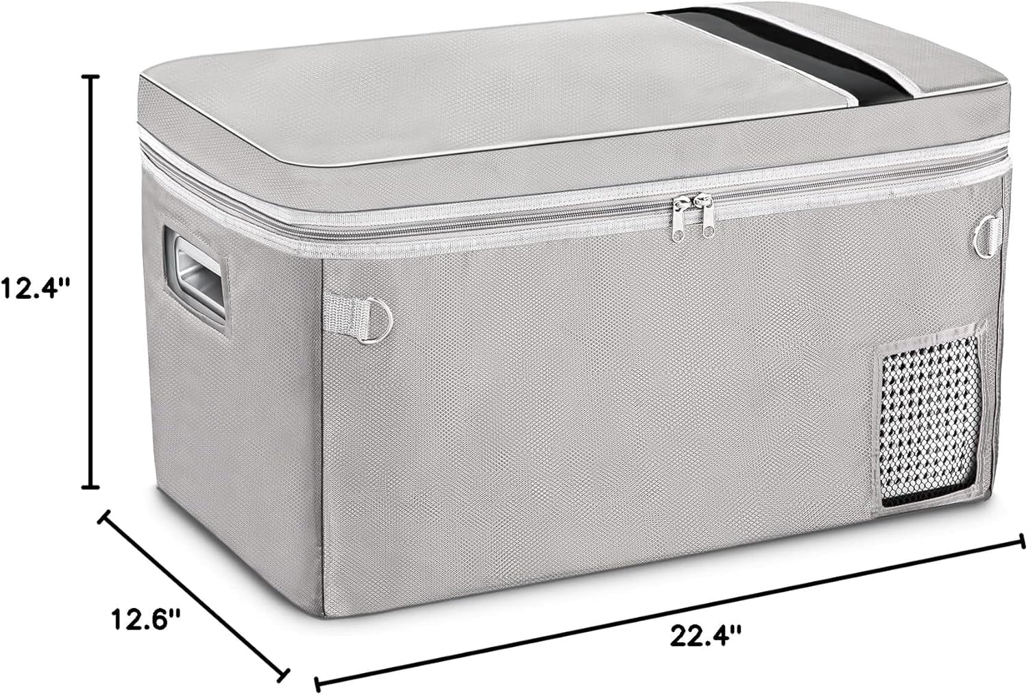 GO20 Protective Cover for 21 Quart Portable Car Refrigerator - Insulated Transit Bag with Ventilation and Non-Slip Design
