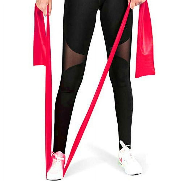 GOAITOU Resistance Bands Professional Latex Elastic Exercise Bands Long Stretch Bands for Physical Therapy Recovery Yoga Pilates at Home or The Gym Workouts Fitness Strength Training RED Walmart