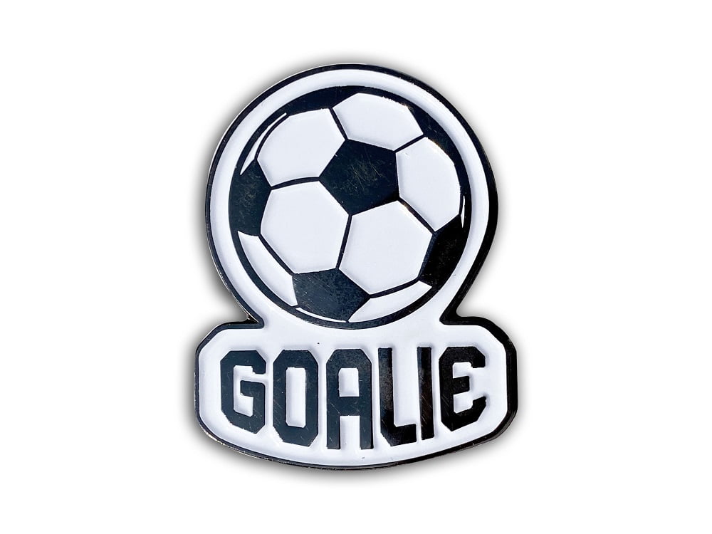 GOALIE SOCCER PIN - Soccer Ball Fans Reward Enamel Lapel PIN for GOAL ...