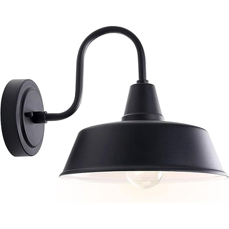 Matte black gooseneck light shop