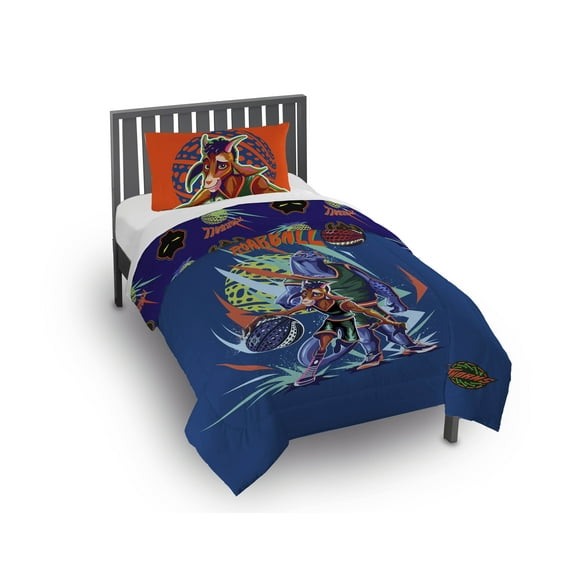 GOAT 2 Piece Twin/Full Kids Reversible Comforter and Pillowcase Bedding Set, Multicolor,Twin/Full