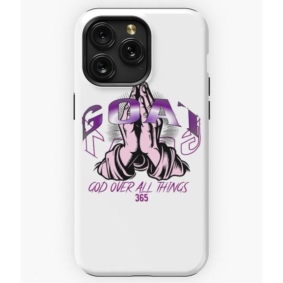 GOAT GOD OVER ALL THINGS 365 Christian Faith A2866 Phone Case for iPhone 11 to 17 Pro Max