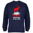 thumbnail image 1 of GOAT Greatest of all Time Mens Sweatshirt Navy LG, 1 of 1