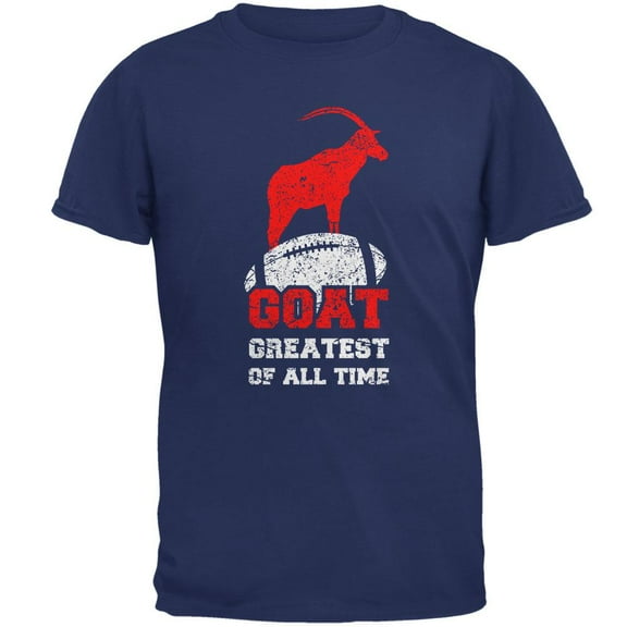 GOAT Greatest of all Time Mens T Shirt Metro Blue SM