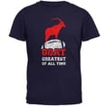 thumbnail image 1 of GOAT Greatest of all Time Mens T Shirt Navy 3X-LG, 1 of 1