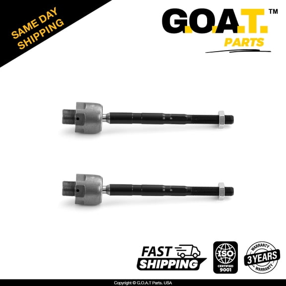 GOAT Parts - 2 PC Front Inner Tie Rod End Suspension Kit for 2007-2015 Mazda CX-9