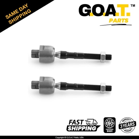 GOAT Parts - 2 PC Front Inner Tie Rod End Suspension Kit for 2009-2013 Mazda 6
