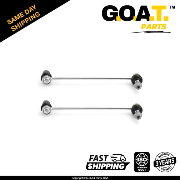 GOAT Parts - 2 PC Front Sway Bar Kit for BMW 530i 640i 740Ld xDrive Alpina B6 xDrive Gran
