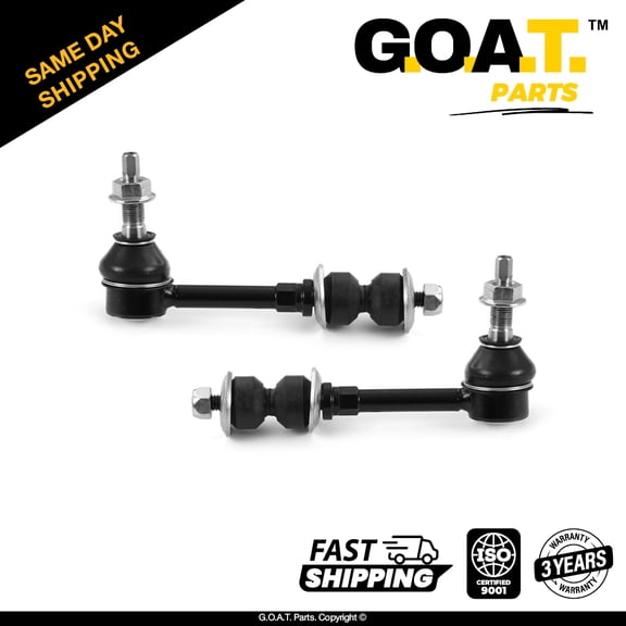 GOAT Parts - 2 PC Front Sway Bar Kit for Dodge Ram 1500 4WD Ram 2500 4WD Ram 3500 4WD RWD