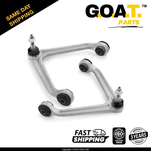 GOAT Parts - 2 PC Front Upper Control Arm w/Ball Joints for Chrysler Aspen Dodge Durango Ram