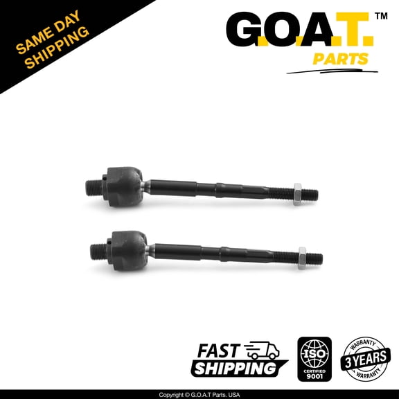 GOAT Parts - 2 PC Inner Tie Rod End Kit for Chevrolet Aveo Aveo5 Pontiac G3 Suzuki Swift+