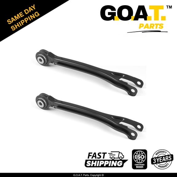 GOAT Parts - 2 PC Rear Lower Rearward Control Arm Kit for Mercedes-Benz C300 C400 E63 AMG S