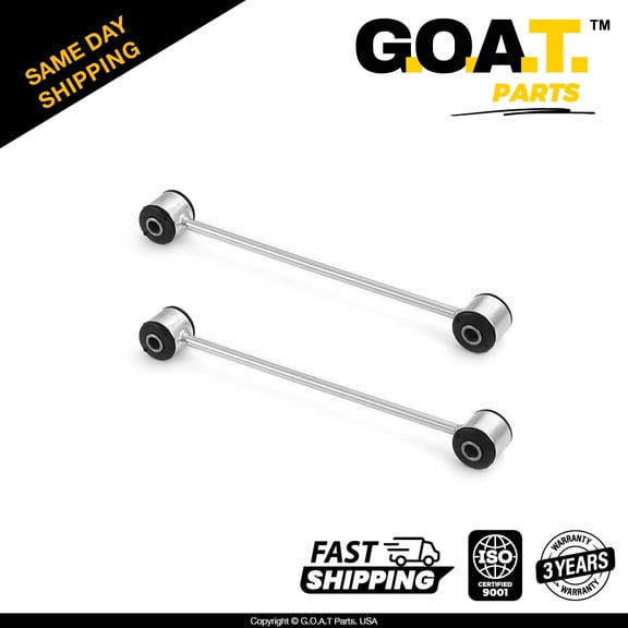 GOAT Parts - 2 PC Rear Sway Bar Kit for Dodge Challenger Charger Magnum Chrysler Pacifica