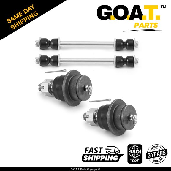 GOAT Parts - 4 PC Front Sway Bar & Lower Ball Joint Kit for Ford Explorer Explorer Sport/Trac