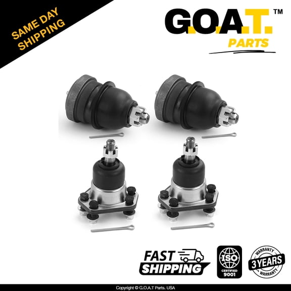 GOAT Parts - 4 PC Front Upper & Lower Ball Joint Kit for Buick Centurion Chevrolet Caprice