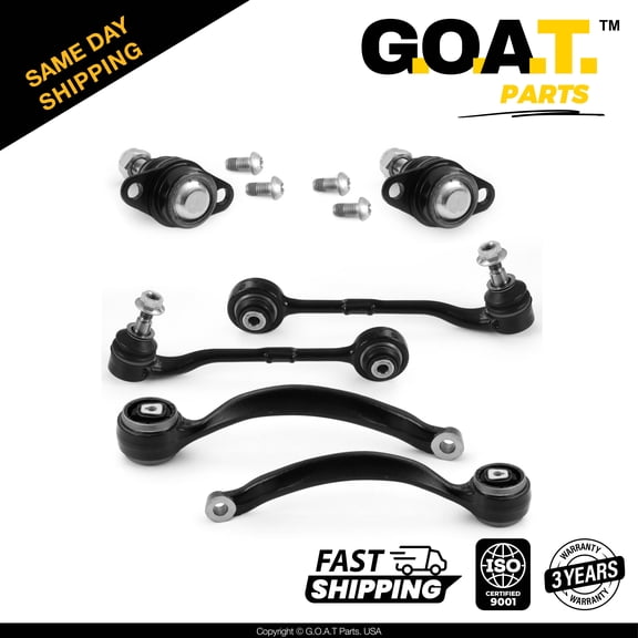 GOAT Parts - 6 PC Front Suspension Kit for BMW 325xi 328i xDrive 328xi 330xi 335i xDrive