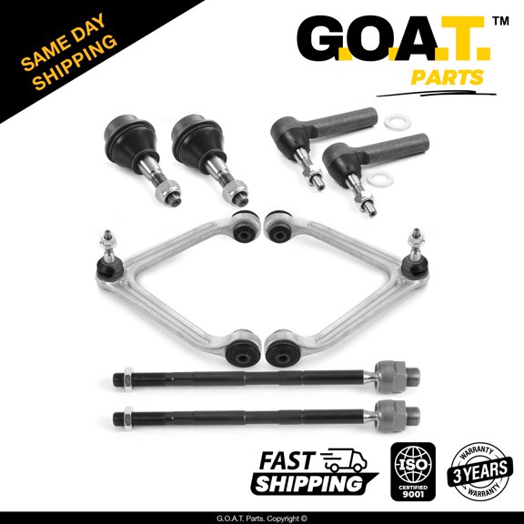 GOAT Parts - 8 PC Front End Suspension Kit for 2002-2005 Dodge Ram 1500 4WD RWD RK7424 K7411