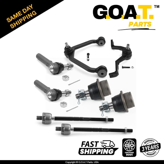GOAT Parts - 8 PC Front End Suspension Kit for Ford Explorer Ranger RWD Mazda B2500 B3000