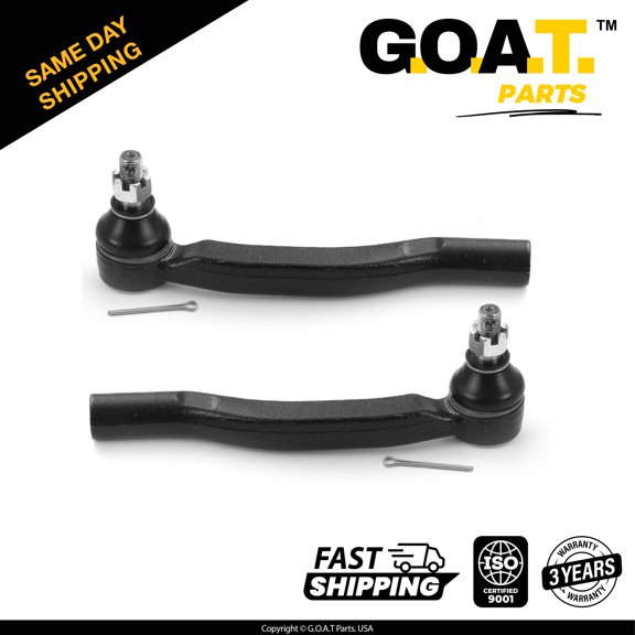 GOAT Parts - Front Left & Right Outer Tie Rod End Kit for 2004-2010 Toyota Sienna