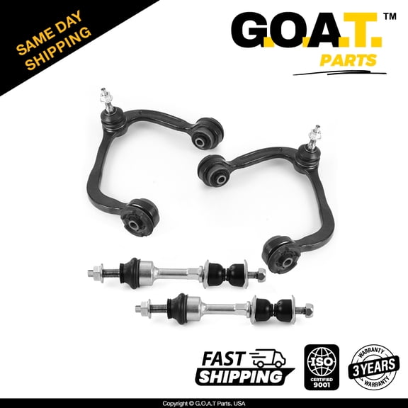 GOAT Parts - Front Lower Control Arm & Sway Bar Set for Ford F-150 RWD Lincoln Mark LT RWD