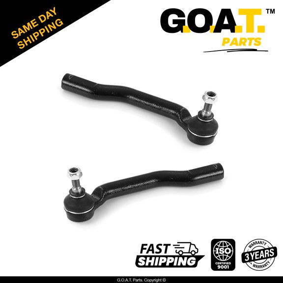 GOAT Parts - Front Outer Tie Rod Ends for 2012 Nissan Versa Cube Tiida (Mexico) Nissan Versa
