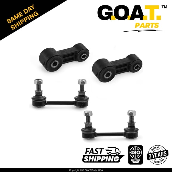 GOAT Parts - Front & Rear Sway Bars for 2003-2006 Subaru Baja 2000-2004 Subaru Legacy Outback