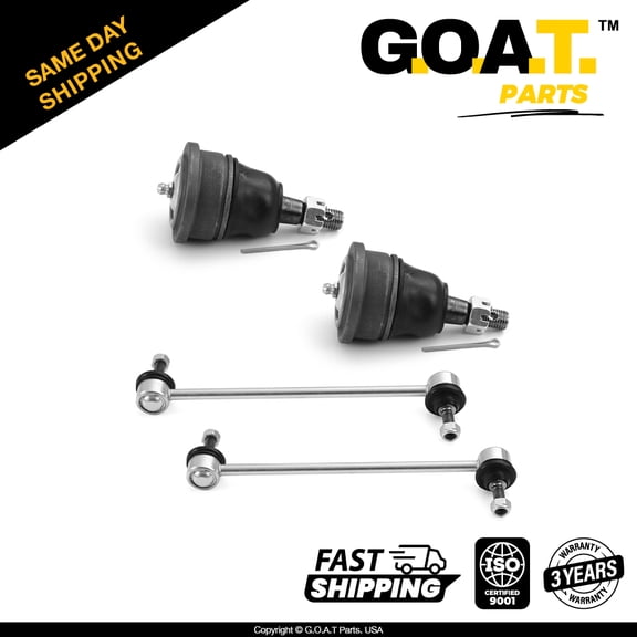 GOAT Parts - Front Sway Bar&Lower Ball Joint Kit for Chrysler Town and Country Ram C/V
