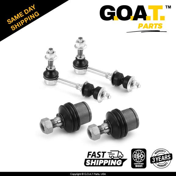 GOAT Parts - Front Sway Bar & Lower Ball Joint for Dodge Ram 3500 RWD Ram 1500 4WD 2500 4WD