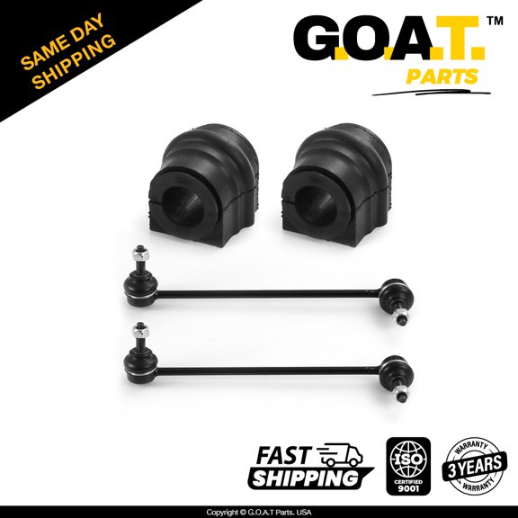 GOAT Parts - Front Sway Bar & Stabilizer Bar Bushing Kit for Mercedes-Benz C240 RWD C320 RWD