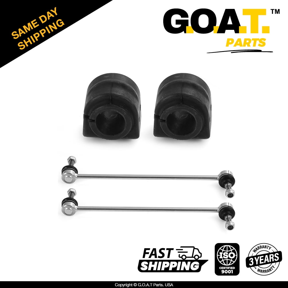 Front Stabilizer Sway Bar Bushing Pair For 2007-2017 Buick Chevy GMC – 29mm Bar, K200876