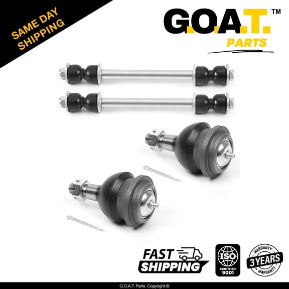 GOAT Parts - Front Sway Bar & Upper Ball Joint Kit for 1994-1999 Dodge Ram 1500 Ram 2500 RWD