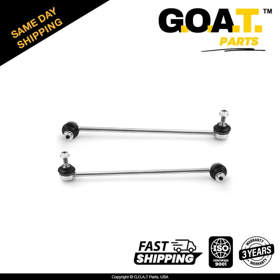 GOAT Parts - Front Sway Bars for 2006-2010 BMW 650i 2006-2010 BMW M6 2004-2005 BMW 645Ci