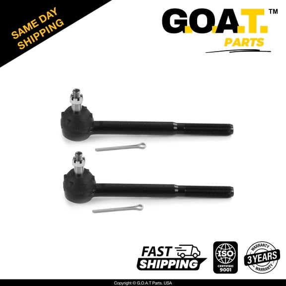 GOAT Parts - Inner Tie Rods for Buick Commercial Chassis Cadillac Fleetwood Chevrolet Impala