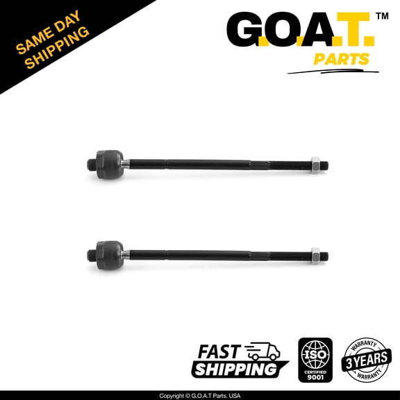 GOAT Parts - Inner Tie Rods for Buick Lucerne LeSabre Chevrolet Uplander Pontiac Bonneville