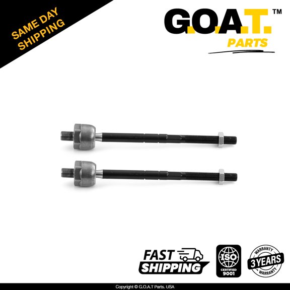 GOAT Parts - Inner Tie Rods for Ford Explorer Ranger Mazda B2500 B3000 Mercury Mountaineer